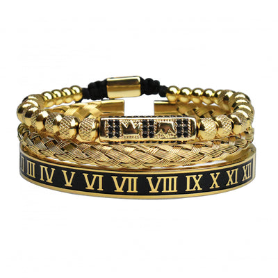 Pulsera Tejida con Cuentas de Piña y Cristales Micropavé - Image 7