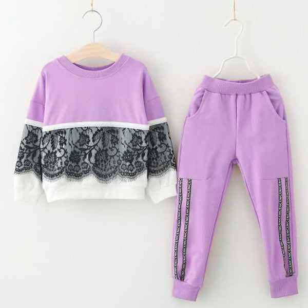 Conjunto de Otoño para Niña - Pantalón y Blusa Casual