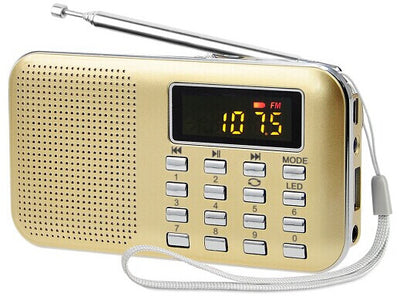 Mini Radio Portátil L218 con Reproductor MP3 - Sonido Claro y Fácil de Usar