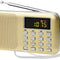 Mini Radio Portátil L218 con Reproductor MP3 - Sonido Claro y Fácil de Usar