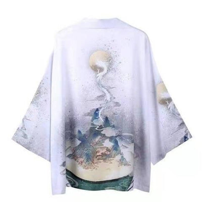 Kimono Holgado Unisex con Mangas de Cuarto - Image 11