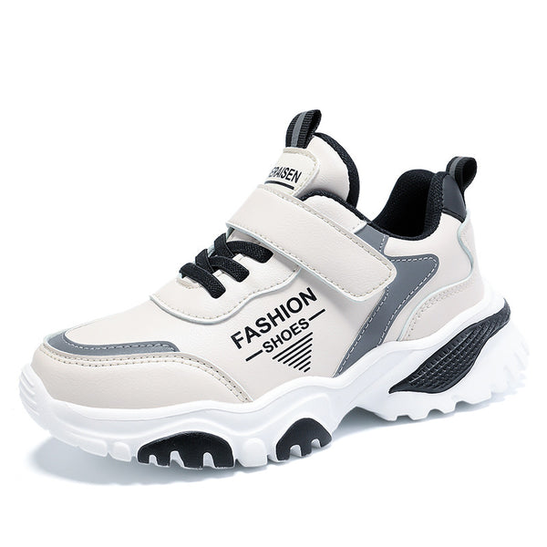 Zapatillas Deportivas Infantiles de Fibra Super Cuero