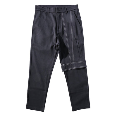 Pantalones Casuales Hombre Estilo Coreano Ajustados Otoño - Image 3