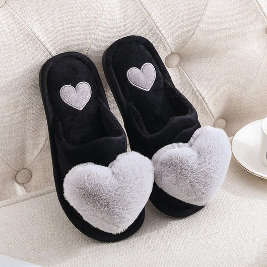 Pantuflas de Invierno Acogedoras con Diseño Romántico para San Valentín - Image 17