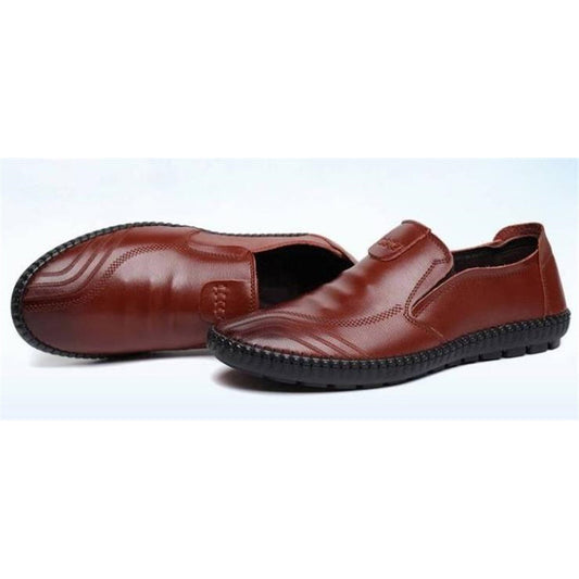 Zapatos Casuales de Cuero PU sin Cordones para Hombre - Image 2