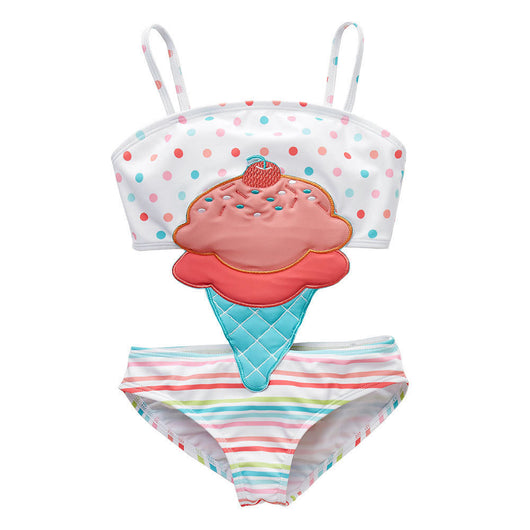 Traje de Baño Infantil Sandía - Bikini Una Pieza Playa Verano Niña - Image 6