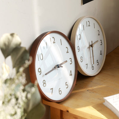 Reloj de Pared Nórdico Moderno 30cm Madera Maciza Silencioso - Image 3