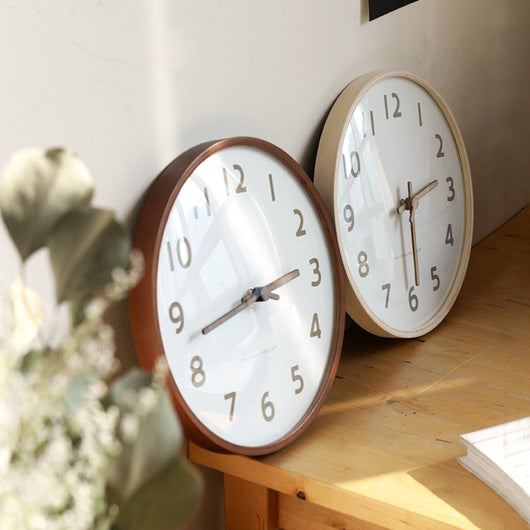 Reloj de Pared Nórdico Moderno 30cm Madera Maciza Silencioso - Image 3