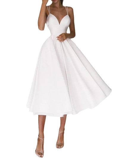 Vestido Largo Fino con Tirantes y Escote V - Diseño Minimalista - Image 5
