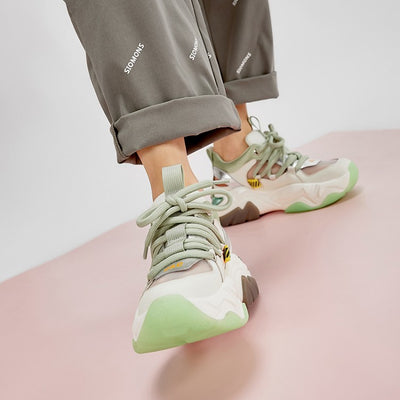 Tenis Oversized Bicolor - Estilo Urbano Moderno - Image 3