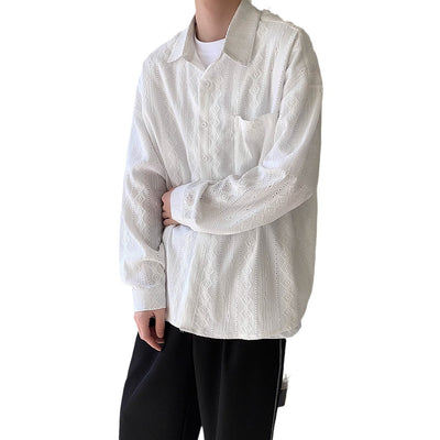 Camisa Jacquard Calada para Hombre - Image 5