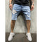 Shorts Vaquero Rotos Blanco Estilo Europeo