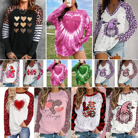 Playera Navideña Estampada Talla Grande para Mujer, Manga Larga - Image 25