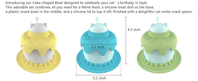 Set Completo de Alimentación para Gatos con Tazón Lento y Accesorios para Fiesta - Image 13