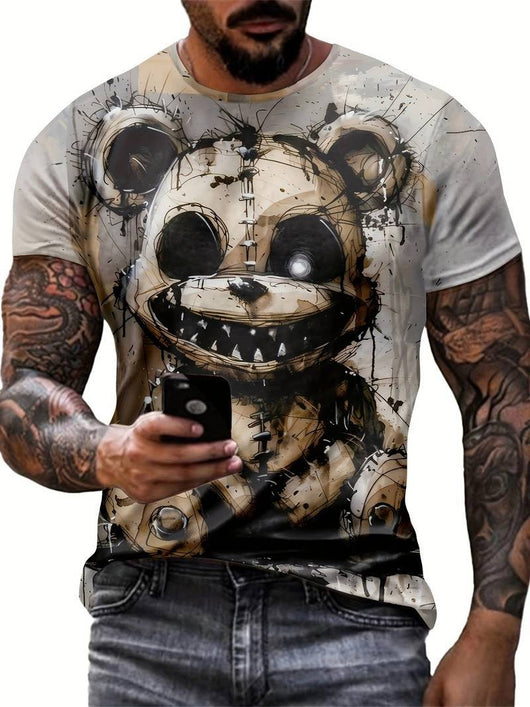 Playera Hombre Cuello Redondo Estampado Digital Manga Corta - Image 8