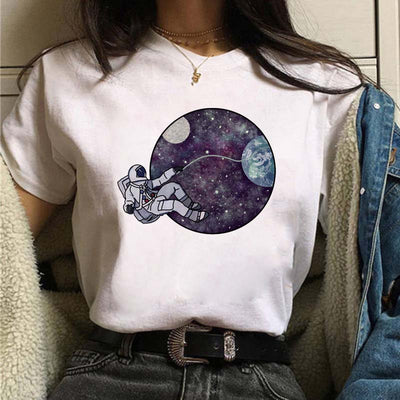 Playera Estampada de Personalidad Creativa para Estudiantes - Image 31