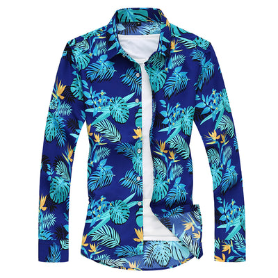 Camisa Estampada para Hombre Talla Grande - Colección Verano - Image 13