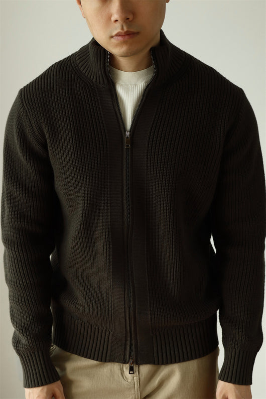 Chaqueta Pesada Doble Cierre Resistente al Pilling para Hombre - Image 14