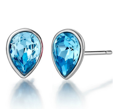 Conjunto de Joyería con Colgante de Cristal y Aretes - Image 3