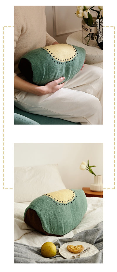 Cojín Decorativo Almohada Tejida Sandía y Aguacate para Sofá - Image 13