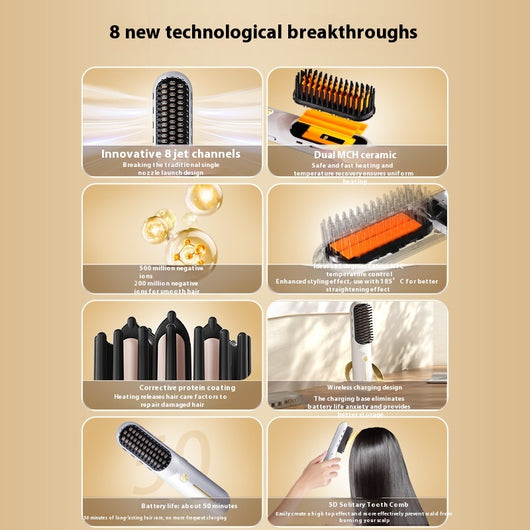 Plancha Inalámbrica con Iones Negativos - Protege tu Cabello - Image 5