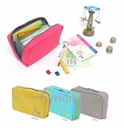 Bolsa Multifuncional Canvas 3 en 1 - Pasaporte, Cosméticos y Dispositivos - Image 2