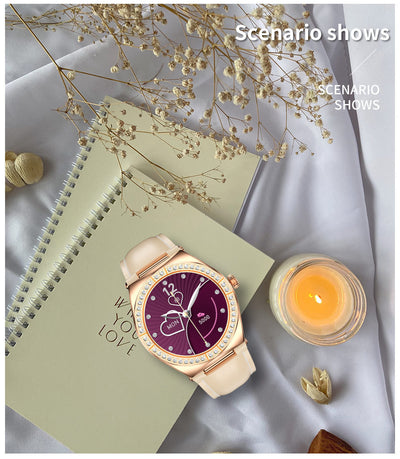 Reloj Inteligente Bluetooth para Mujer con Recordatorio de Ciclo Menstrual y Deportes - Image 5