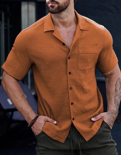 Camisa Semiformal Transpirable Antiarrugas para Hombre - Image 10