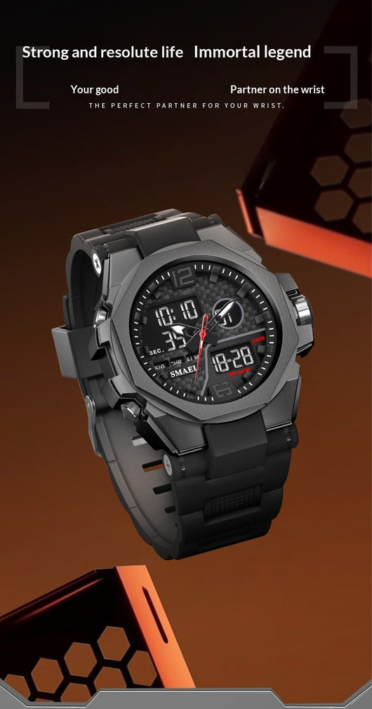 Reloj Táctico Deportivo Dual Display en Aleación Resistente - Image 12
