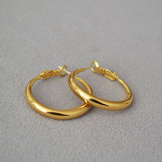 Aretes Argollas Redondas Diseño Clásico Plata 925 Elegancia Minimalista - Image 18