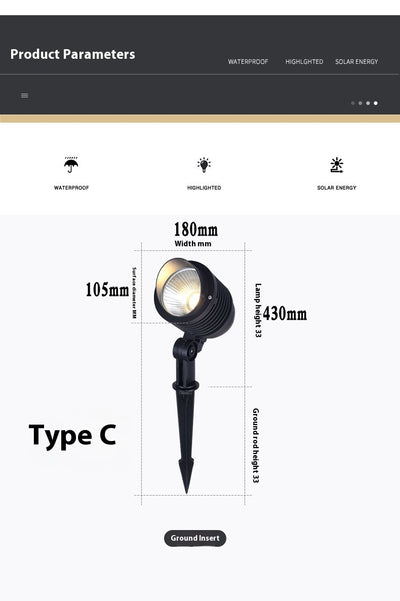 Reflector LED Empotrable para Paisajismo Exterior Resistente al Agua - Image 13