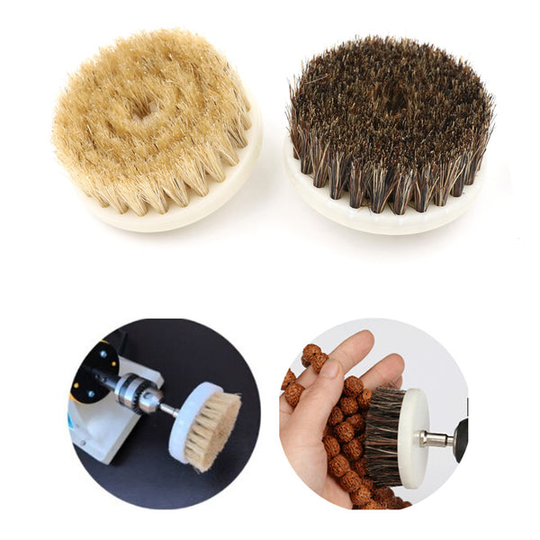 Cepillo Rotatorio 60mm para Limpieza Profunda de Cuero, Madera e Interiores