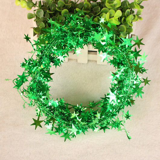 Guirnalda Navideña de Pino con Estrella Colgante - 5m Decoración Mayorista para Hogar - Image 5