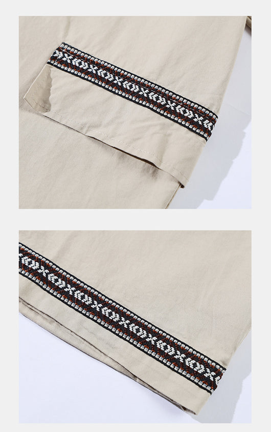 Camisa Patchwork Multibolsillos Verano - Image 14