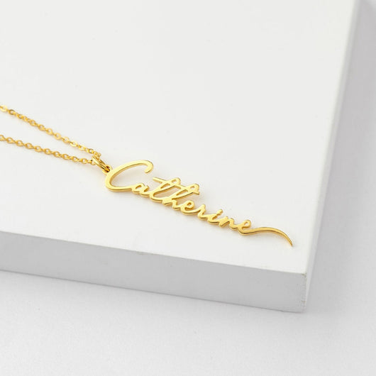 Collar Personalizado con Firma de Acero Inoxidable para Mujer - Image 4