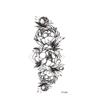 Tatuajes Temporales Floral Impermeables - Diseños Delicados y Duraderos - Image 14