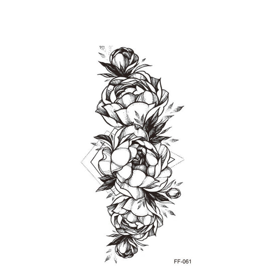 Tatuajes Temporales Floral Impermeables - Diseños Delicados y Duraderos - Image 14