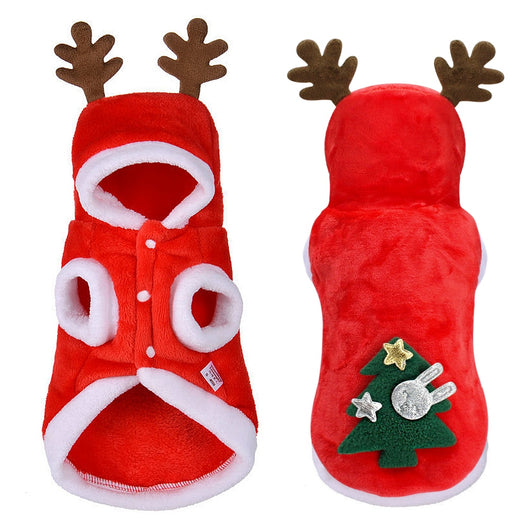 Disfraz de Papá Noel para Perros Pequeños - Ropa Navideña - Image 9