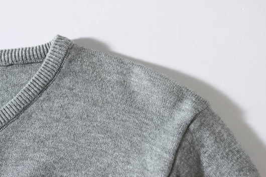 Suéter Base Layer Cuello V Manga Larga Estilo Europeo - Image 20