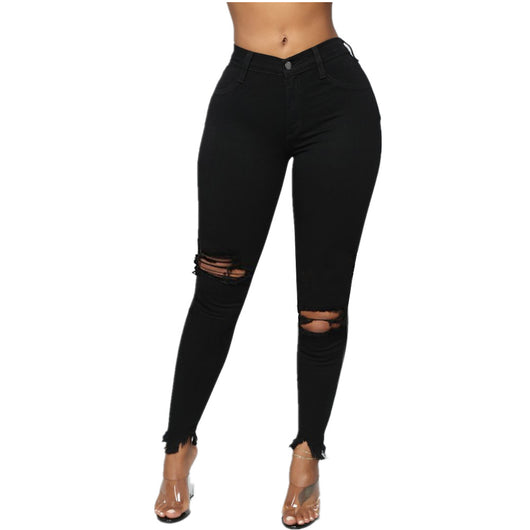 Pantalones Vaqueros Rotos Azul Clásico para Hombre - Image 21