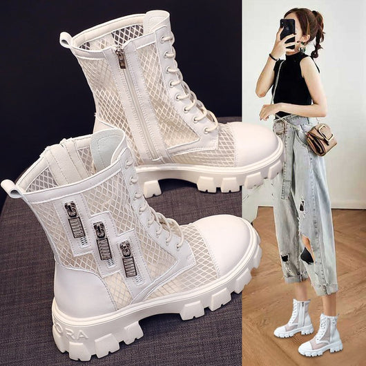 Botas de Malla Transpirables para Verano - Diseño Calado