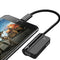 Flash To 3.5 Mm Splitter AUX Adapter Headphone Negro