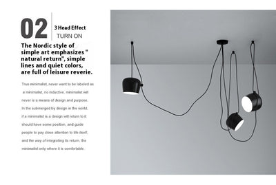 Lámpara de Techo Minimalista Moderna para Restaurantes y Tiendas - Image 12
