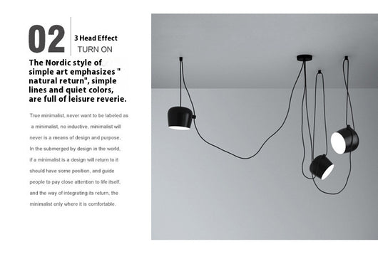 Lámpara de Techo Minimalista Moderna para Restaurantes y Tiendas - Image 12