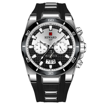 Reloj para Hombre REWARD Negro y Dorado con Diseño Moderno y Calendario - Image 6