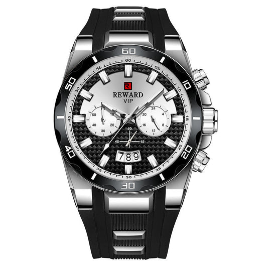 Reloj para Hombre REWARD Negro y Dorado con Diseño Moderno y Calendario - Image 6