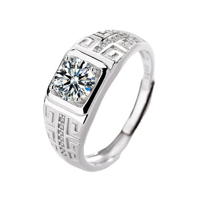 Anillo de Diamante Mozan para Parejas - 1 Quilate - Image 6