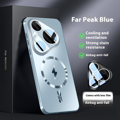 Funda Protectora Magnética con Lentes de Color Sólido para Celular - Image 6