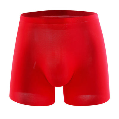 Calzoncillos Tipo Bóxer de Seda Helada con Diseño 3D en la Entrepierna - Image 4