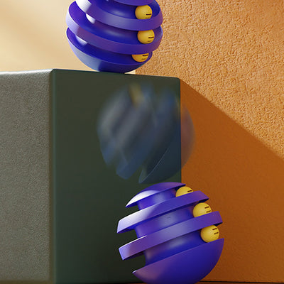 Torre Interactiva para Gatos con Plataforma Giratoria y Pelota - Juguete Entrenamiento Felino - Image 6